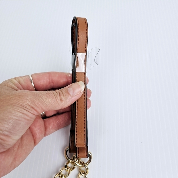 Aldo Snake Print Striped Gold Hardware Crossbody Purse NWT - Picture 5 of 15